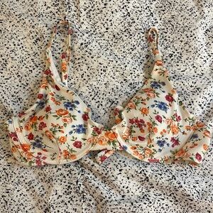 Shein Floral Bikini Top